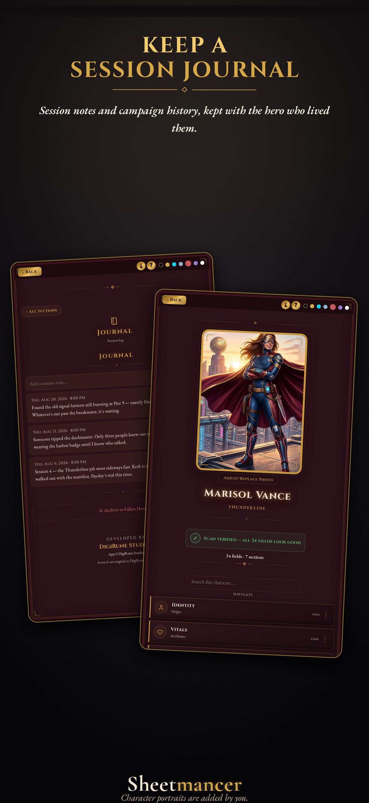 Screenshot 4 of Sheetmancer: Character Sheets