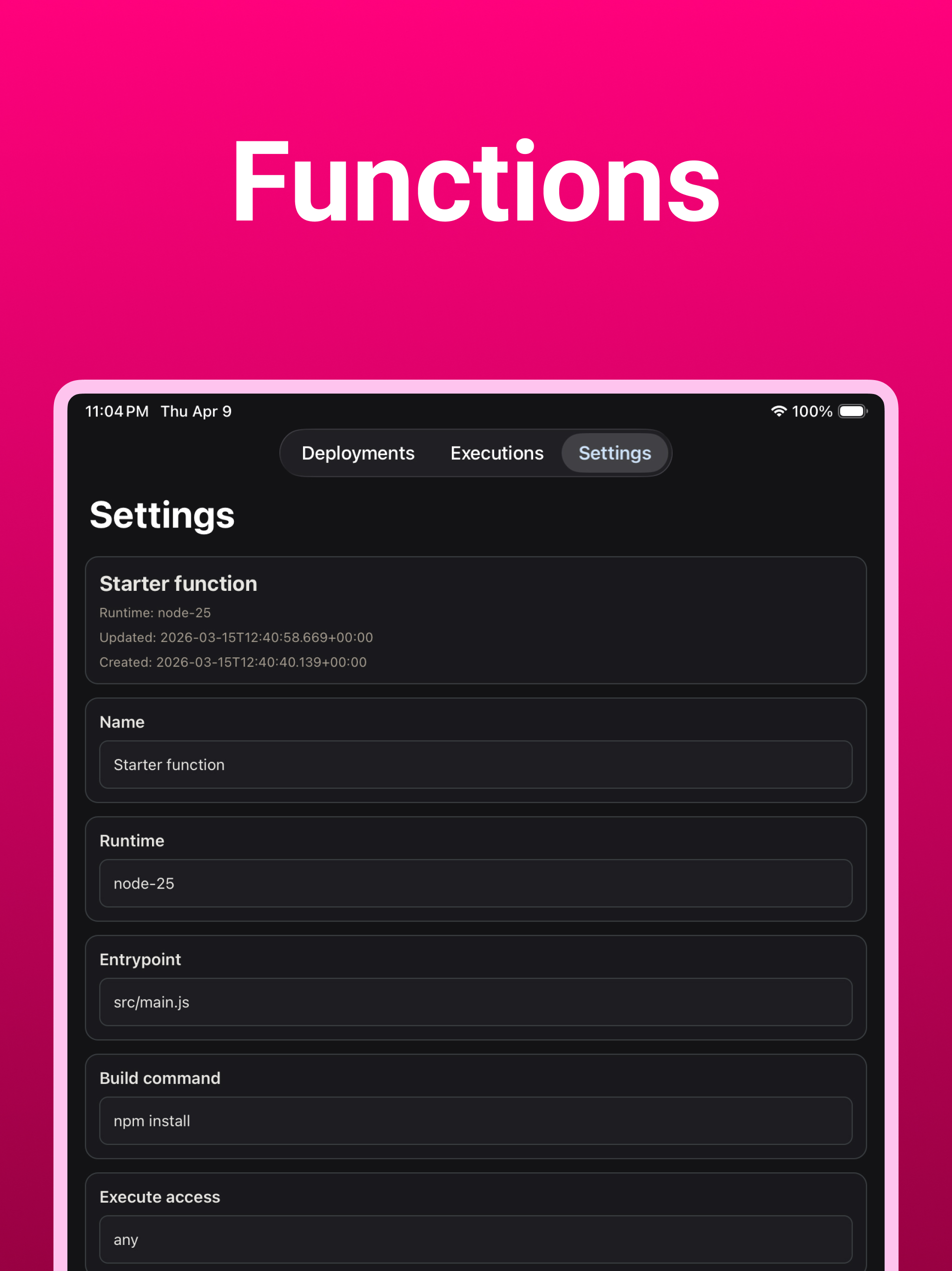 Appy for Appwrite