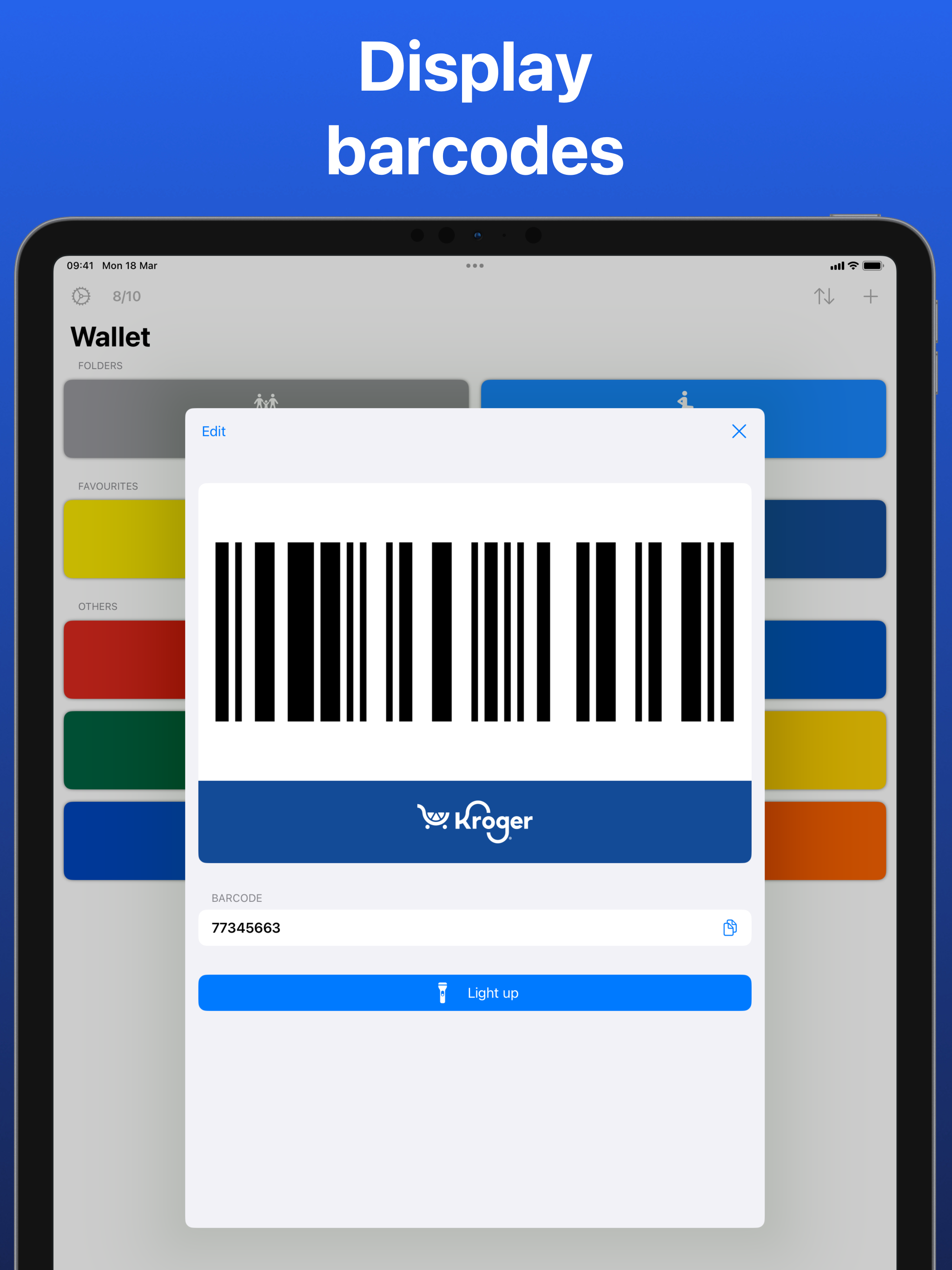 Barcodes: Cartera Tarjetas
