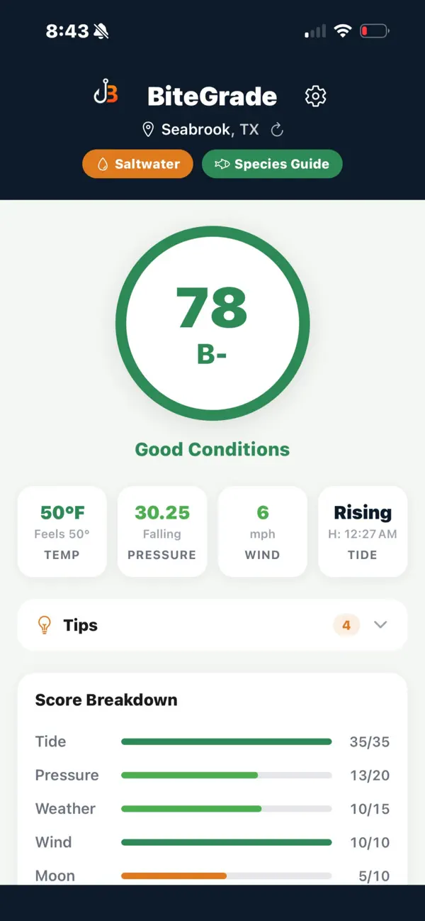 Screenshot #1 pour BiteGrade