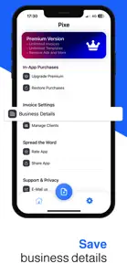 Pixe: Simple Invoice Maker Pro screenshot #8 for iPhone