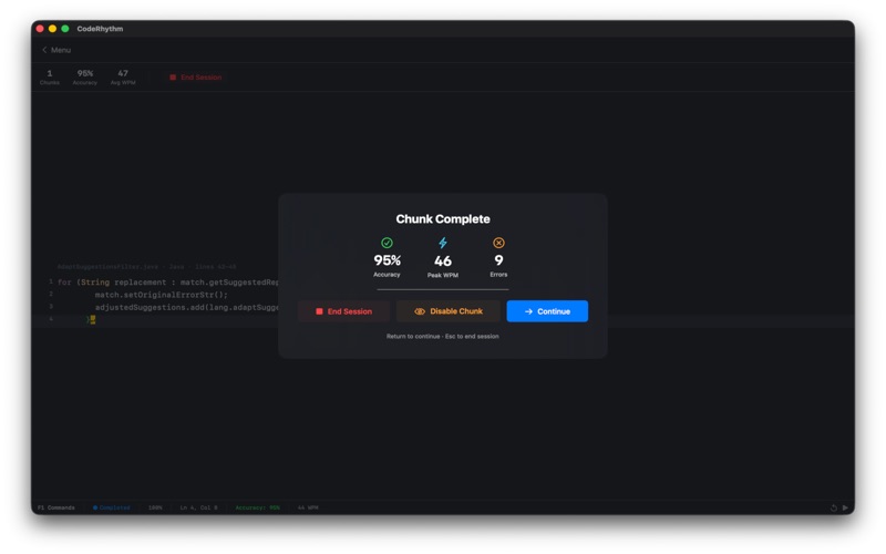 Code Rhythm screenshot
