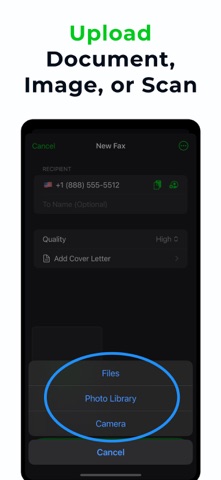 Mobile Fax: Send from iPhone Screenshot 5 of 6