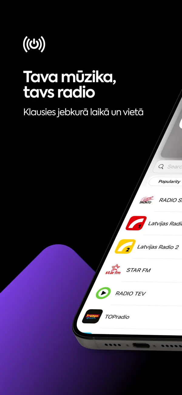 Screenshot #1 pour Radio LV: Latvijas radio FM