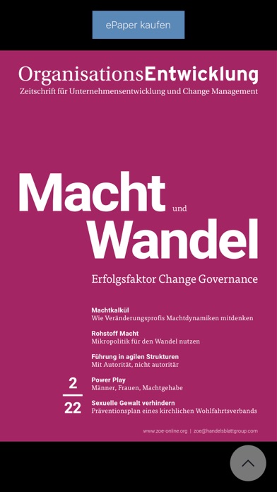 OrganisationsEntwicklung Screenshot