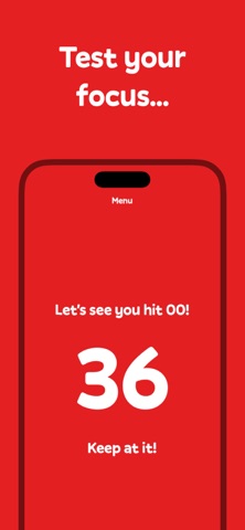Reaction Time: Tap Zero Zero! iPhone screenshot