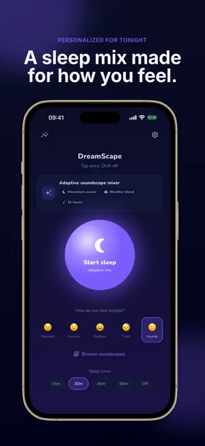 DreamScape: AI Sleep Sounds screenshot 1