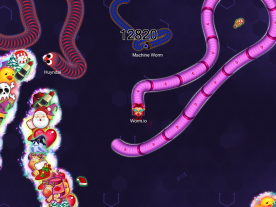 Worm.io - New Battle Worm Game iPad app afbeelding 1