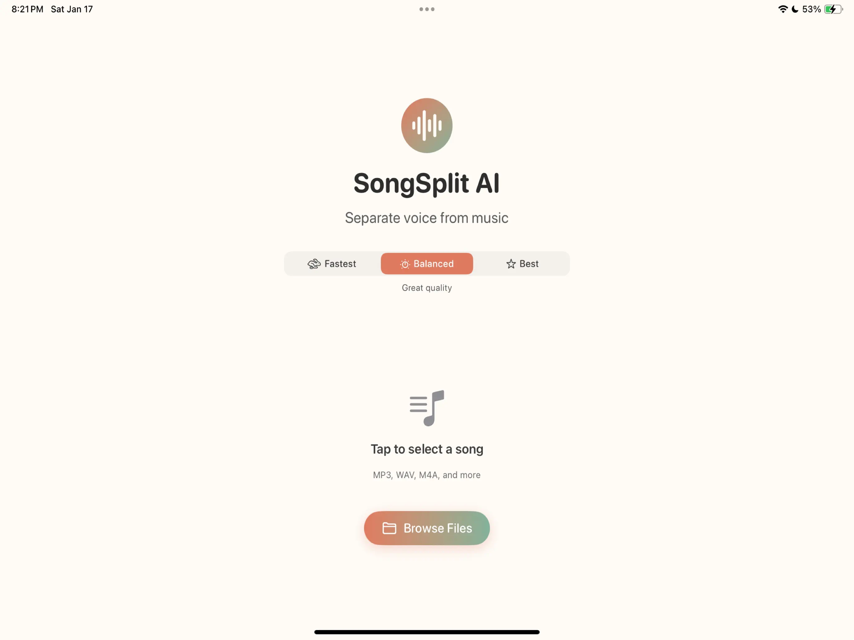 #5. SongSplit AI (iOS) 由: Aaron Hampton
