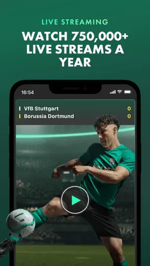 Captura de pantalla de Bet365 - Apuestas Deportivas en iPhone 8