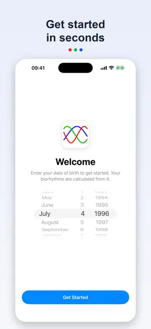 biorhythm cycles screenshot 2