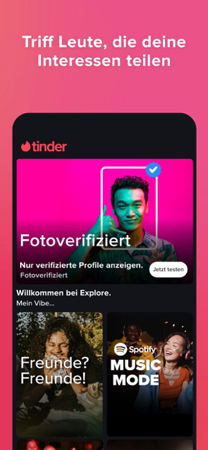 ‎Tinder: Chat, Dating & Friends Screenshot