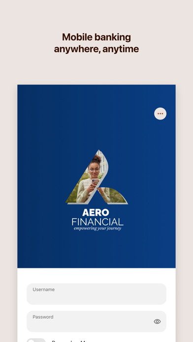 AERO Federal Credit Union Screenshot