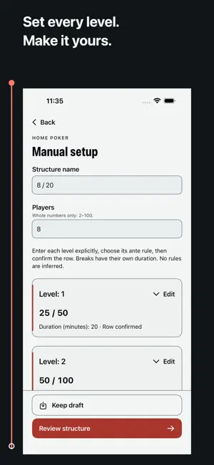 Home Poker Blind Timer screenshot 2