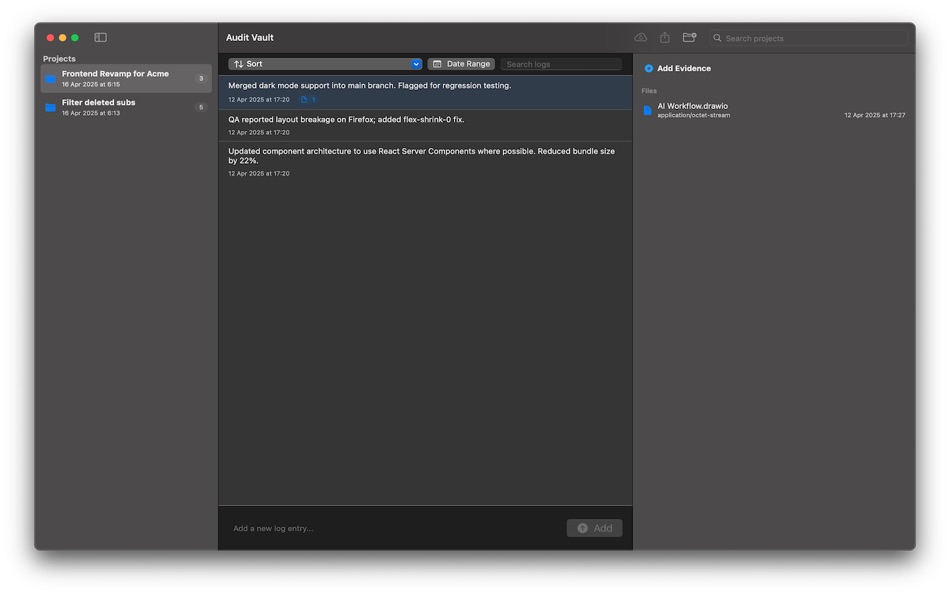 #2. Audit Vault (macOS) 由: Gunnarr Baldursson