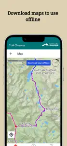 Pacific Crest Trail Closures screenshot #4 for iPhone