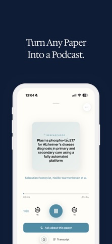 ResearchPod: AI Paper Podcasts screenshot