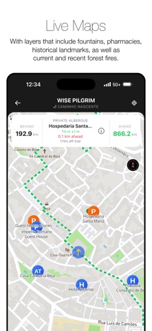 Wise Pilgrim Caminho Nascente screenshot