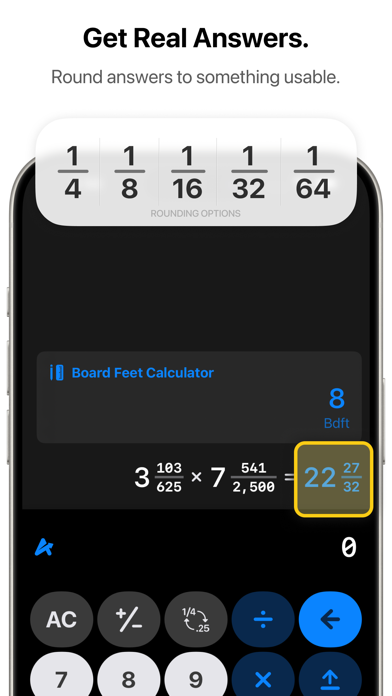 One16 - Fraction Calculator Screenshot