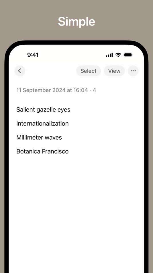#2. Still: simple lists (iOS) By: Nikita Vlaskin