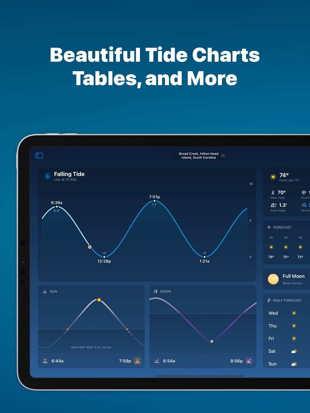Tide Guide: Charts & Tables screenshot 2