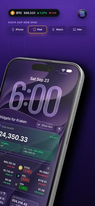 Crypto Widgets for Kraken screenshot 2 of 8