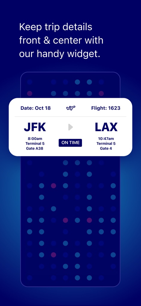 JetBlue - Book & manage trips - Instant Trip Overview