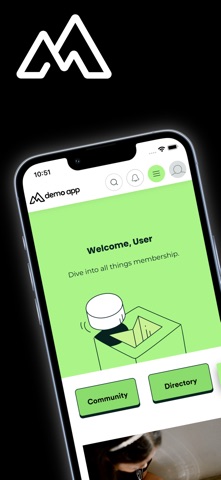 Membership.io Demo App screenshot