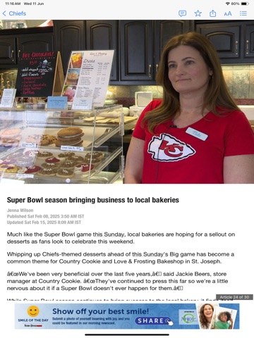 St. Joseph News-Press NOW iPad screenshot