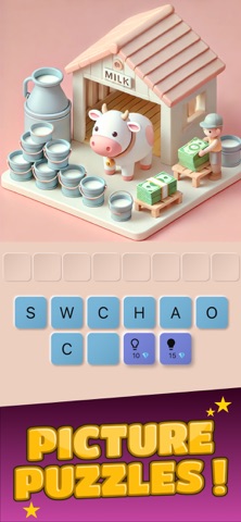 Pic 2 Word: idioms Quiz Games iPhone screenshot