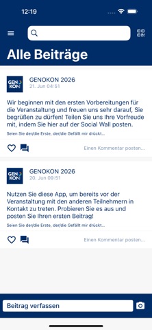 GENOKON 2026 iPhone screenshot