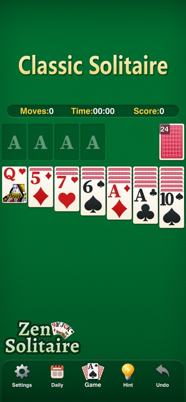 Zen Solitaire - Classic Card screenshot 1