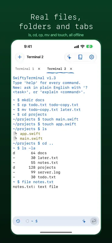 SwiftyTerminal: Terminal Shell screenshot 7 of 10