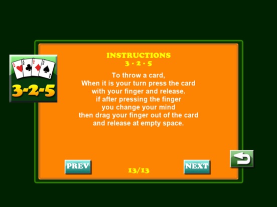 Screenshot #6 pour 3-2-5 Card