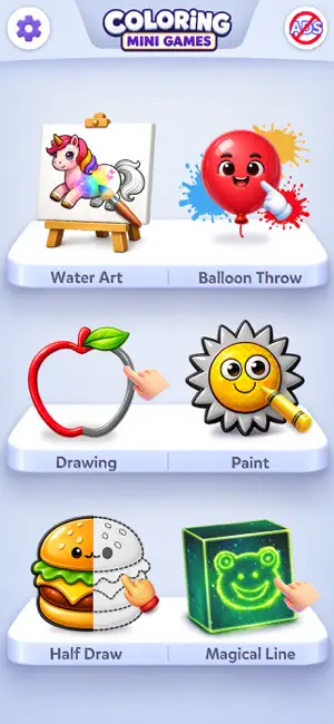 Coloring Mini Games screenshot 1