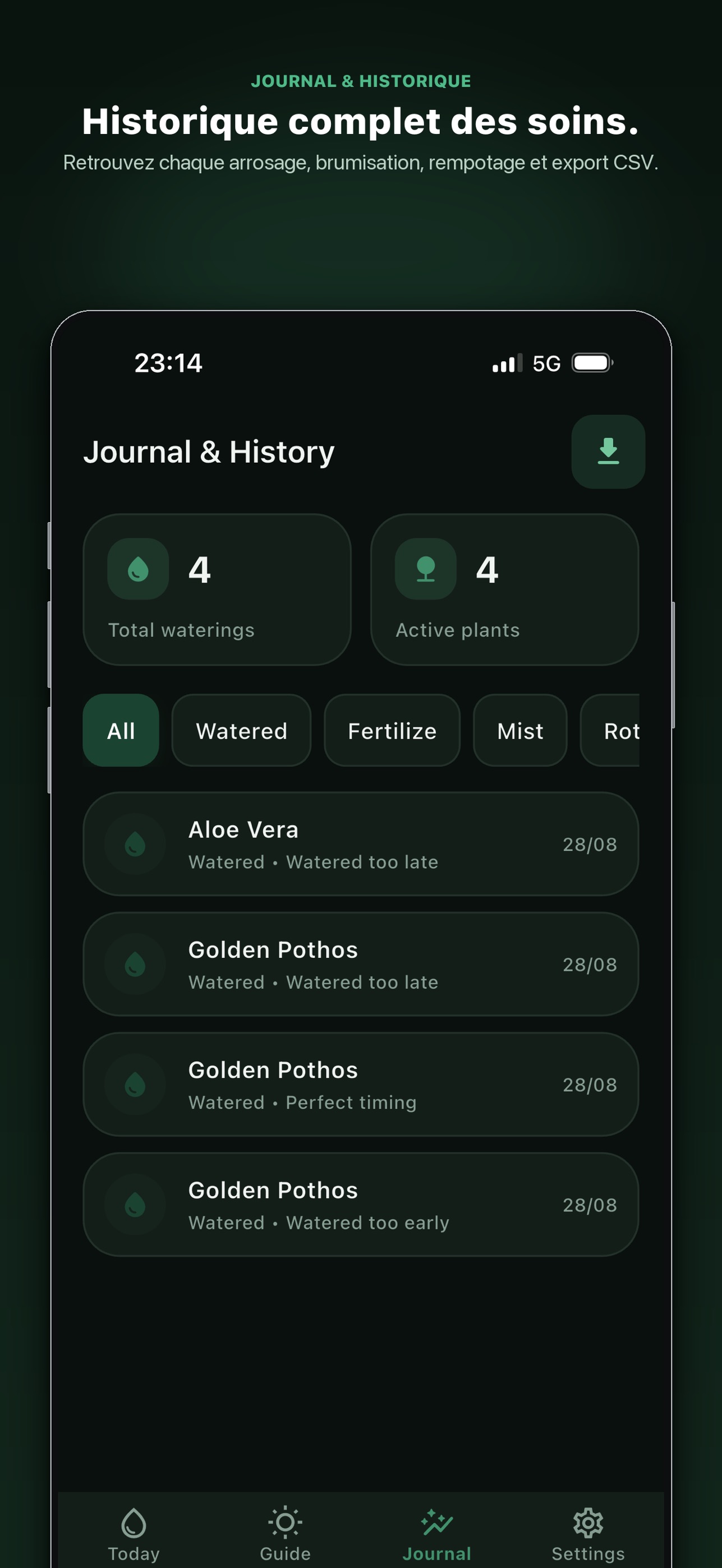 Screenshot 8 of LeafPulse: Arrosage Plantes