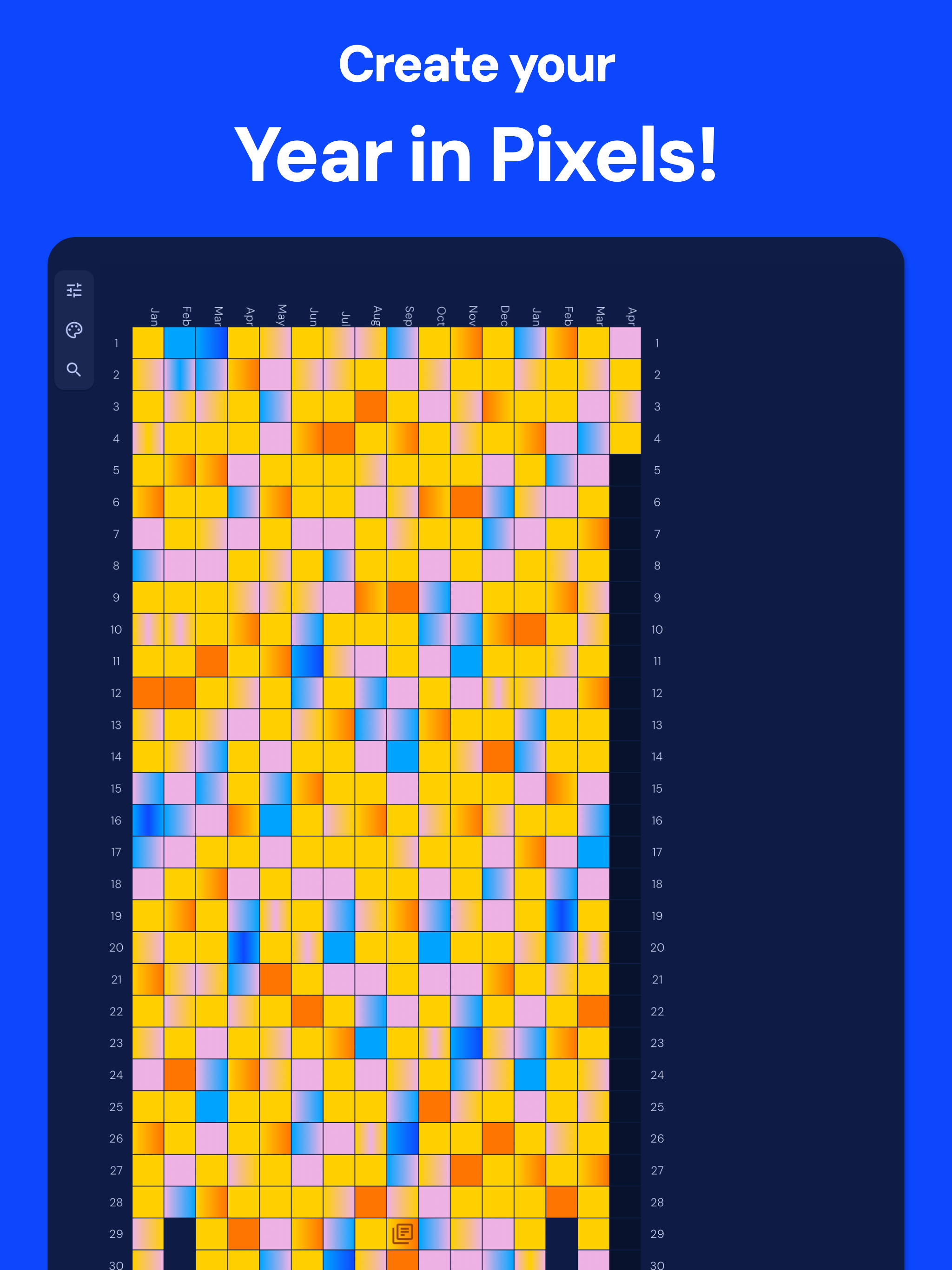 Pixels: Mood Tracker & Journal
