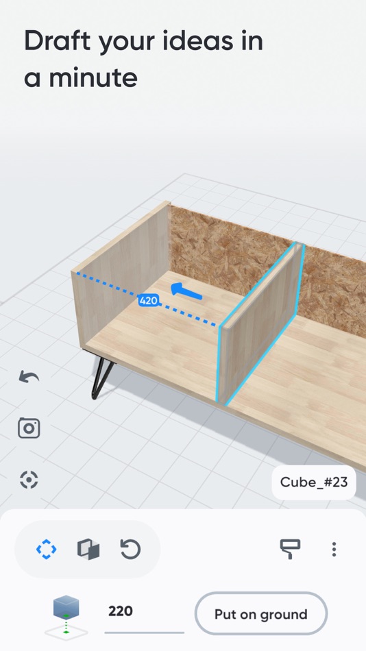 #2. Moblo - 3D furniture modeling (iOS) By: Felix Raymond