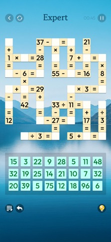 Arcadia Zen Math: Number Games iPhone screenshot