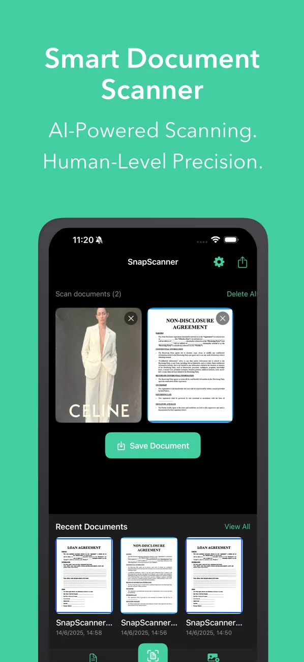 SnapScanner+ PDF, Docs & Cards Screenshot 3