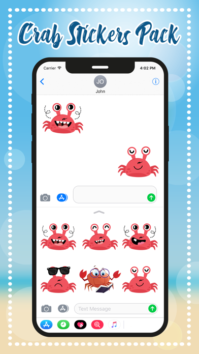 Screenshot #3 pour Crab Stickers Pack