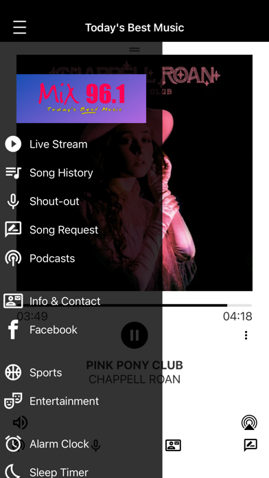 Screenshot #2 pour My Mix 96.1