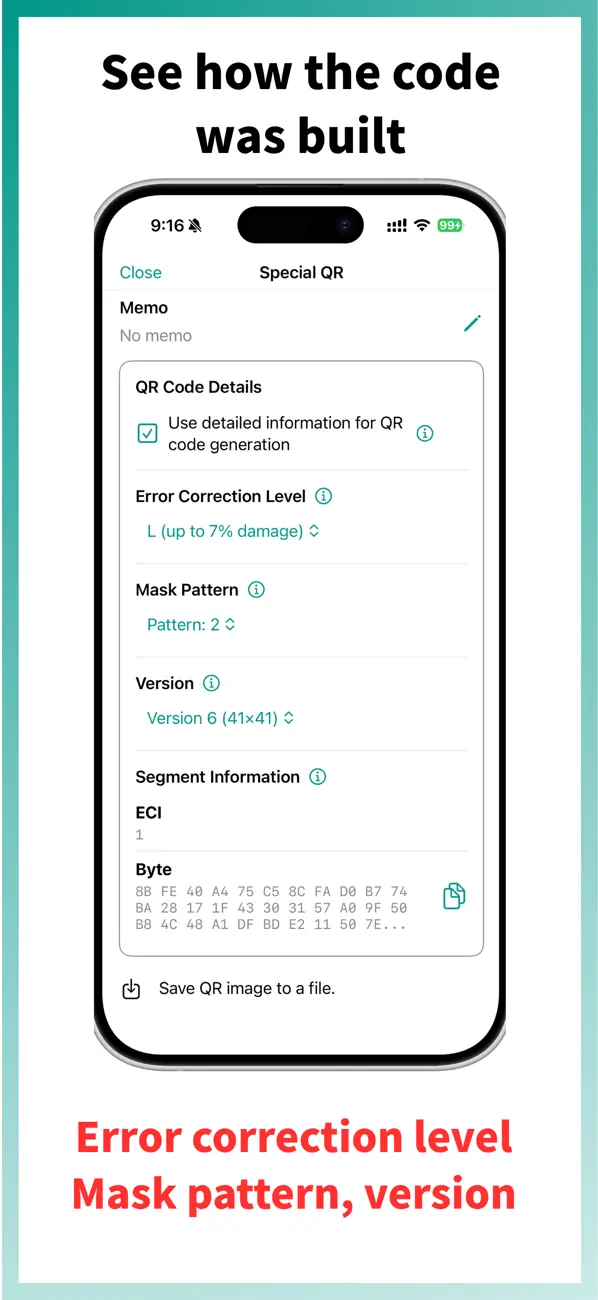 Screenshot #2 pour QRefine: QR Code Scanner