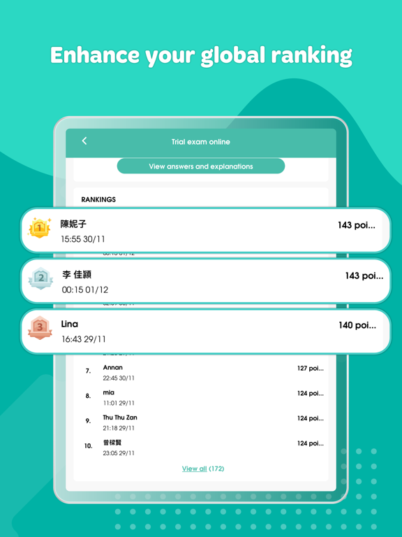 Migii JLPT: JLPT test N5-N1 iPad screenshot 4 - Education app