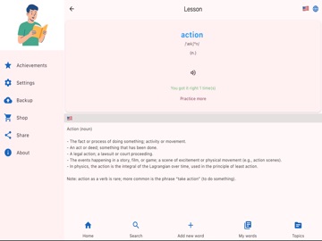 EngVocab: English Vocabulary iPad screenshot