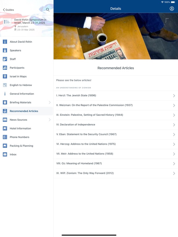 Screenshot #6 pour My AIEF Seminar in Israel