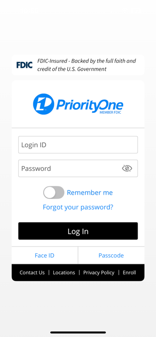 PriorityOne Banking Screenshot 1 of 5