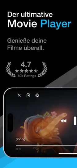 Screenshot von Movie Player - Filme & Videos auf dem iPhone 1