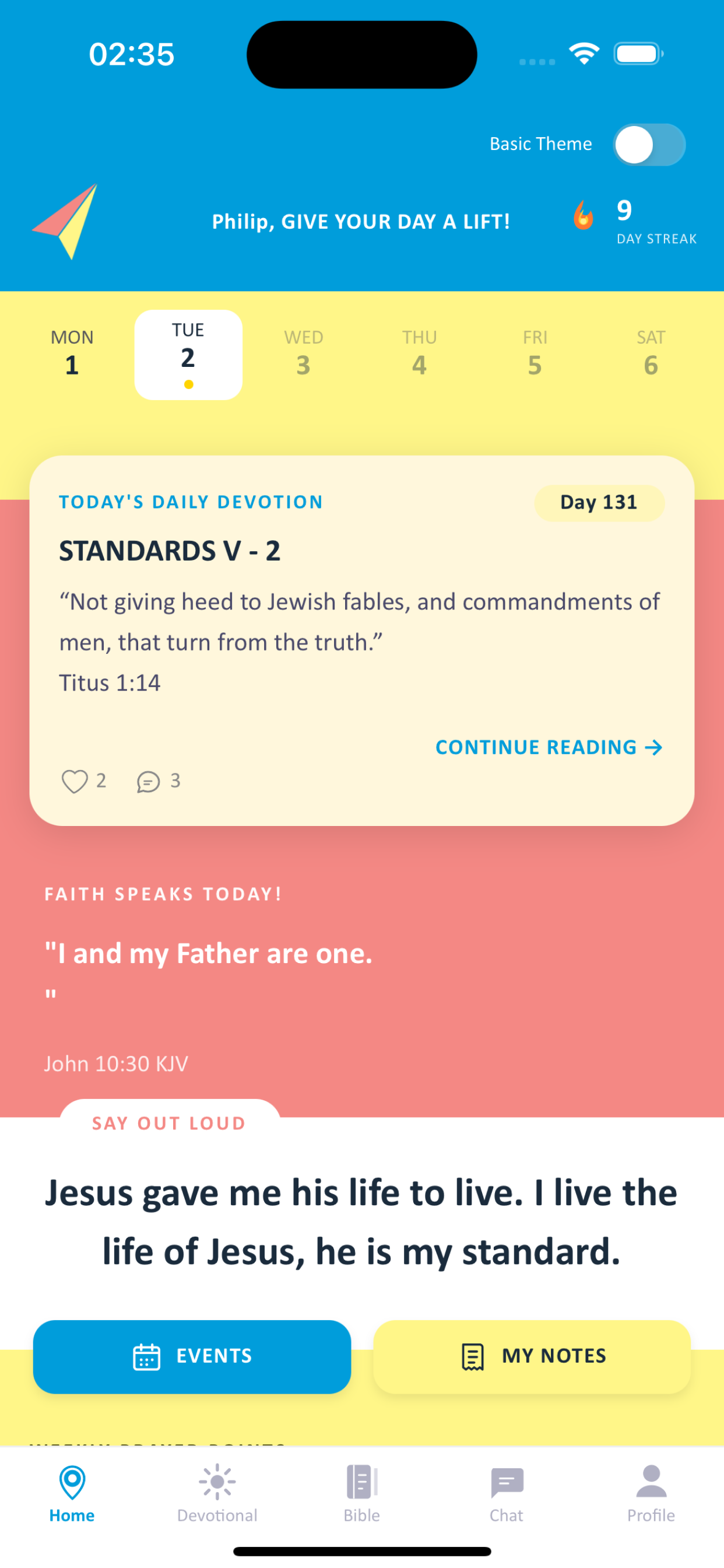 LIFT(Live In Fellowship Today)