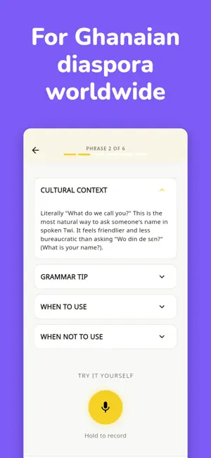 Efie - Learn Twi for Diaspora screenshot 1